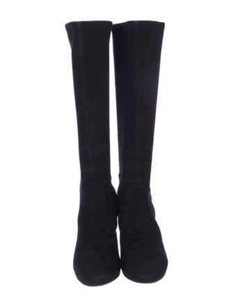 Stuart Weitzman Suede Sock Boots