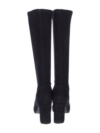 Stuart Weitzman Suede Sock Boots