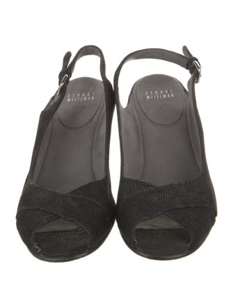 Stuart Weitzman Printed Slingback Pumps