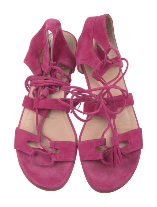 Stuart Weitzman Suede Gladiator Sandals