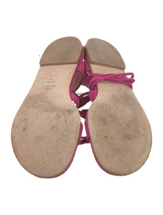 Stuart Weitzman Suede Gladiator Sandals