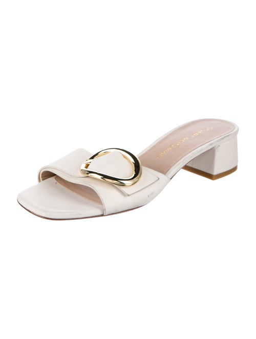 Stuart Weitzman Leather Slides