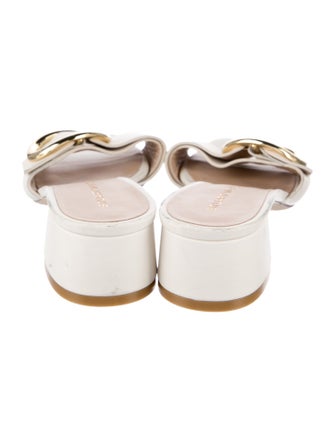 Stuart Weitzman Leather Slides
