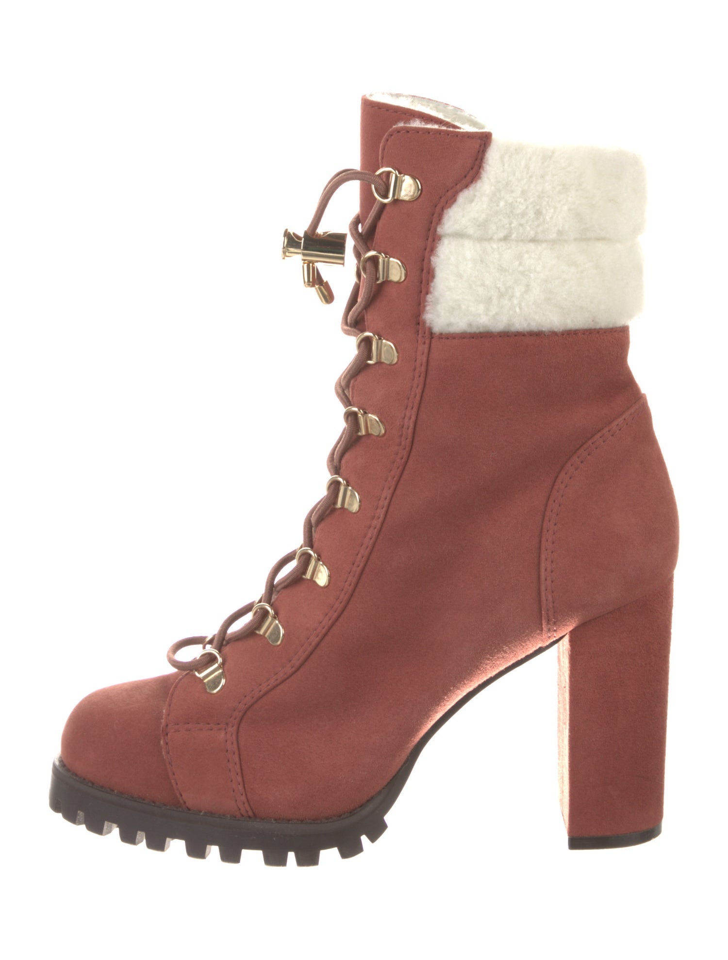 Stuart Weitzman Suede Lace-Up Boots