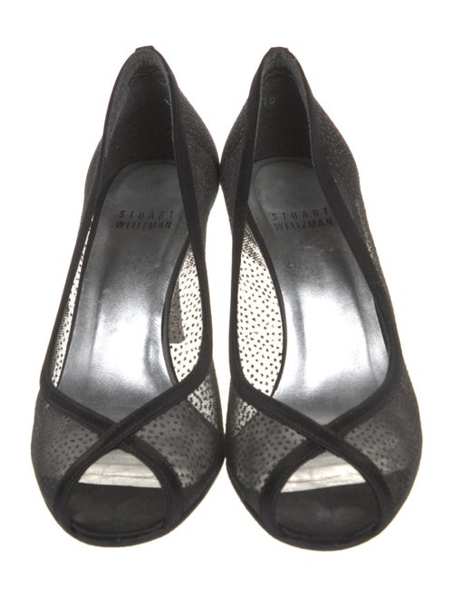 Stuart Weitzman Mesh Mesh Accents Pumps