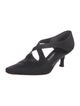 Stuart Weitzman Nylon T-Strap Pumps