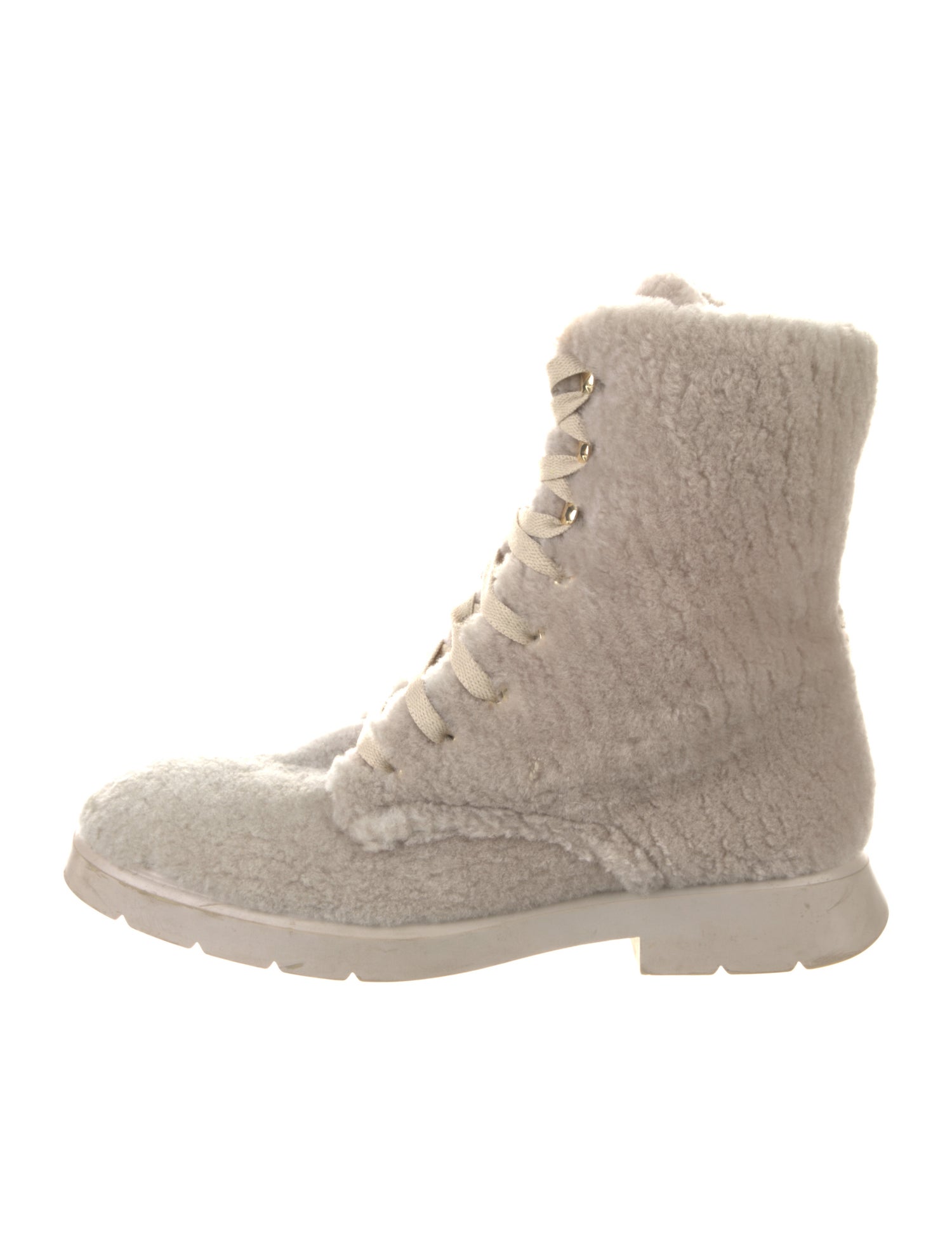Stuart Weitzman Shearling Faux Fur Trim Boots