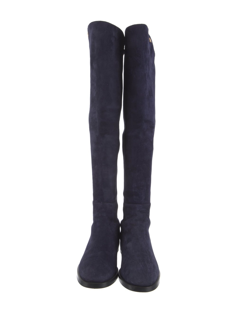 Stuart Weitzman Suede Over-The-Knee Boots Blue Ro… - image 3