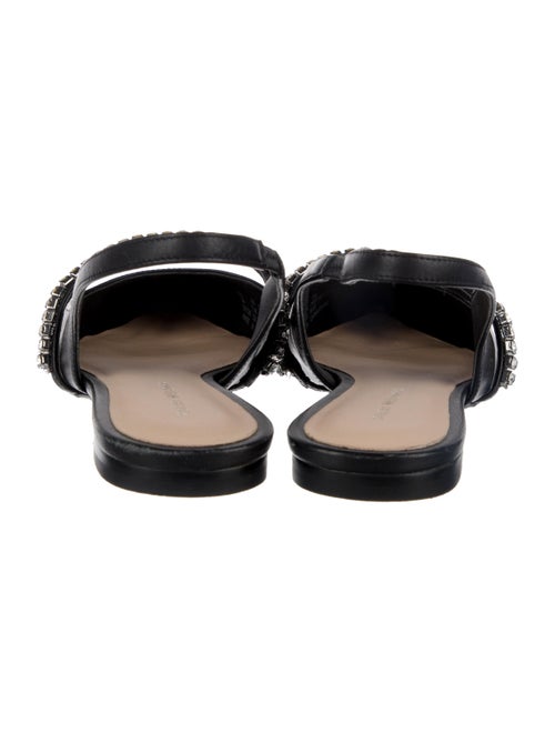 Stuart Weitzman Leather Slingback Flats