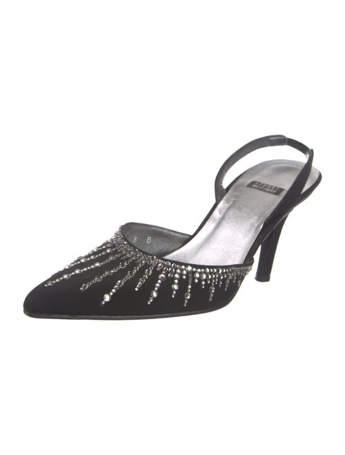 Stuart Weitzman Satin Slingback Pumps