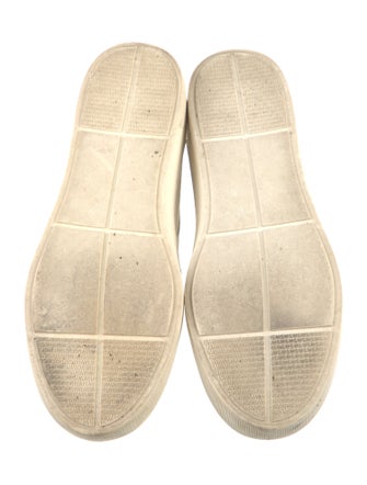 Stuart Weitzman Leather Crystal Embellishments Sneakers