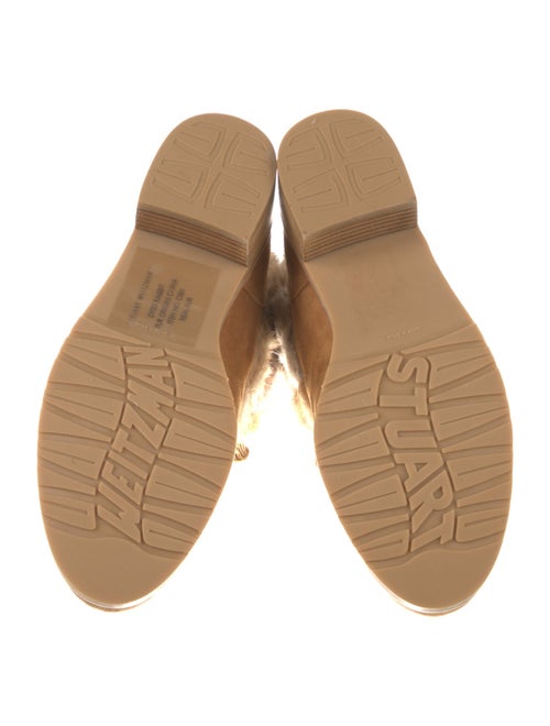 Stuart Weitzman Suede Lace-Up Boots