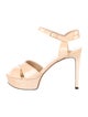 Stuart Weitzman Patent Leather Sandals