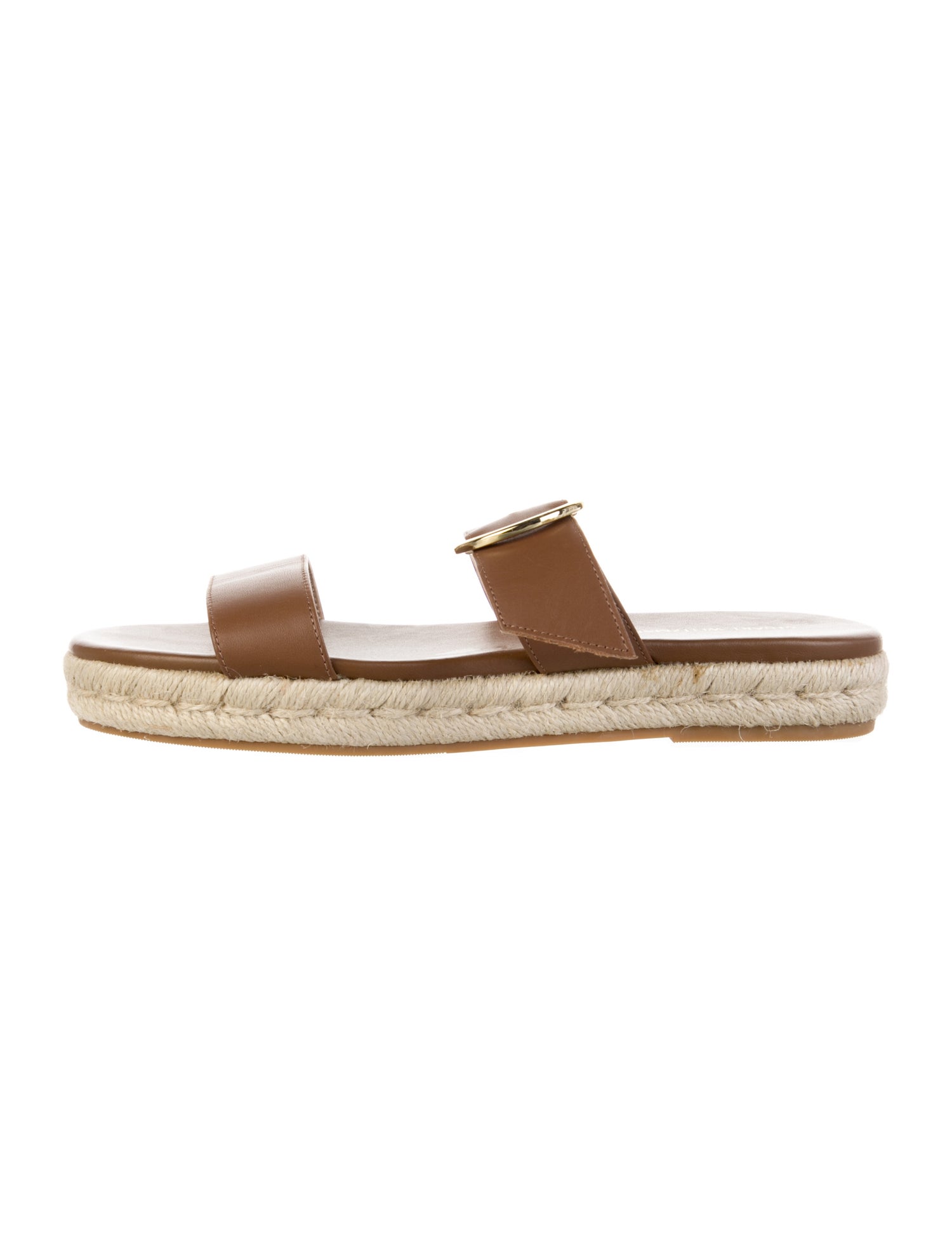 Stuart Weitzman Leather Espadrilles