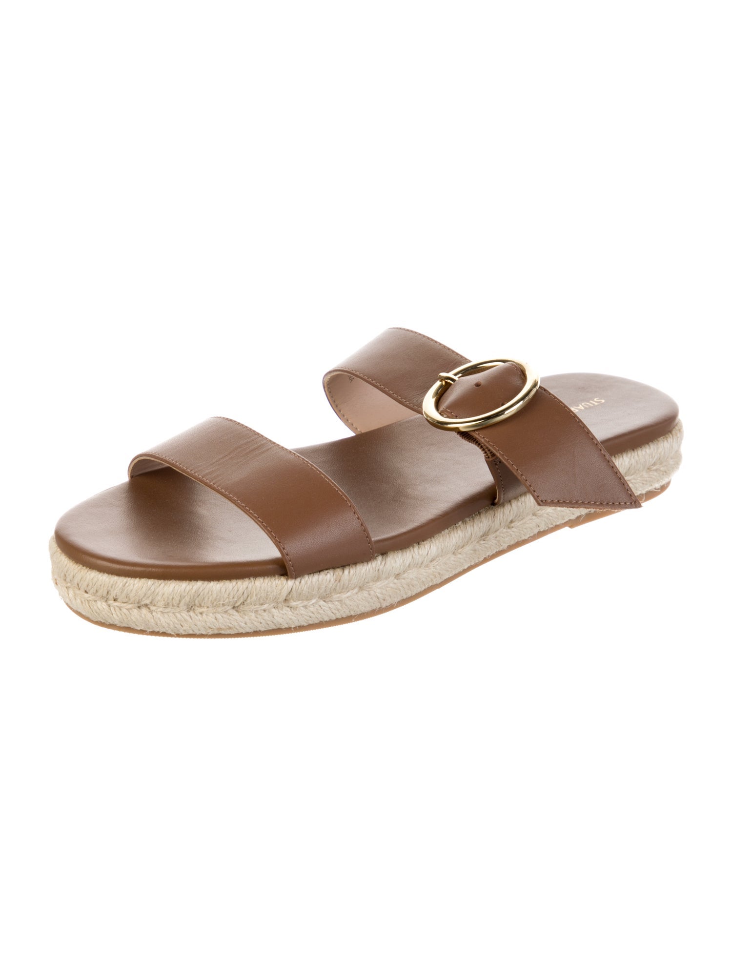 Stuart Weitzman Leather Espadrilles