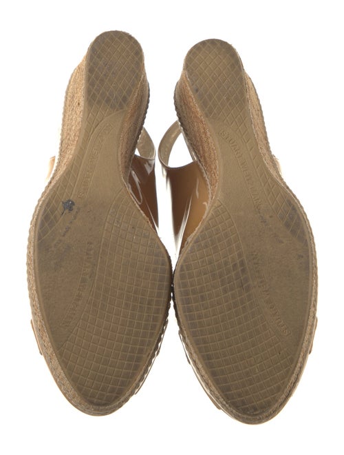 Stuart Weitzman Patent Leather Slingback Sandals