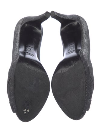 Stuart Weitzman Leather Printed Pumps