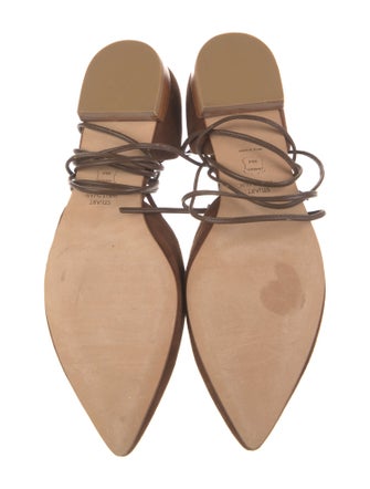 Stuart Weitzman Suede D'Orsay Flats