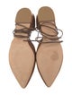 Stuart Weitzman Suede D'Orsay Flats