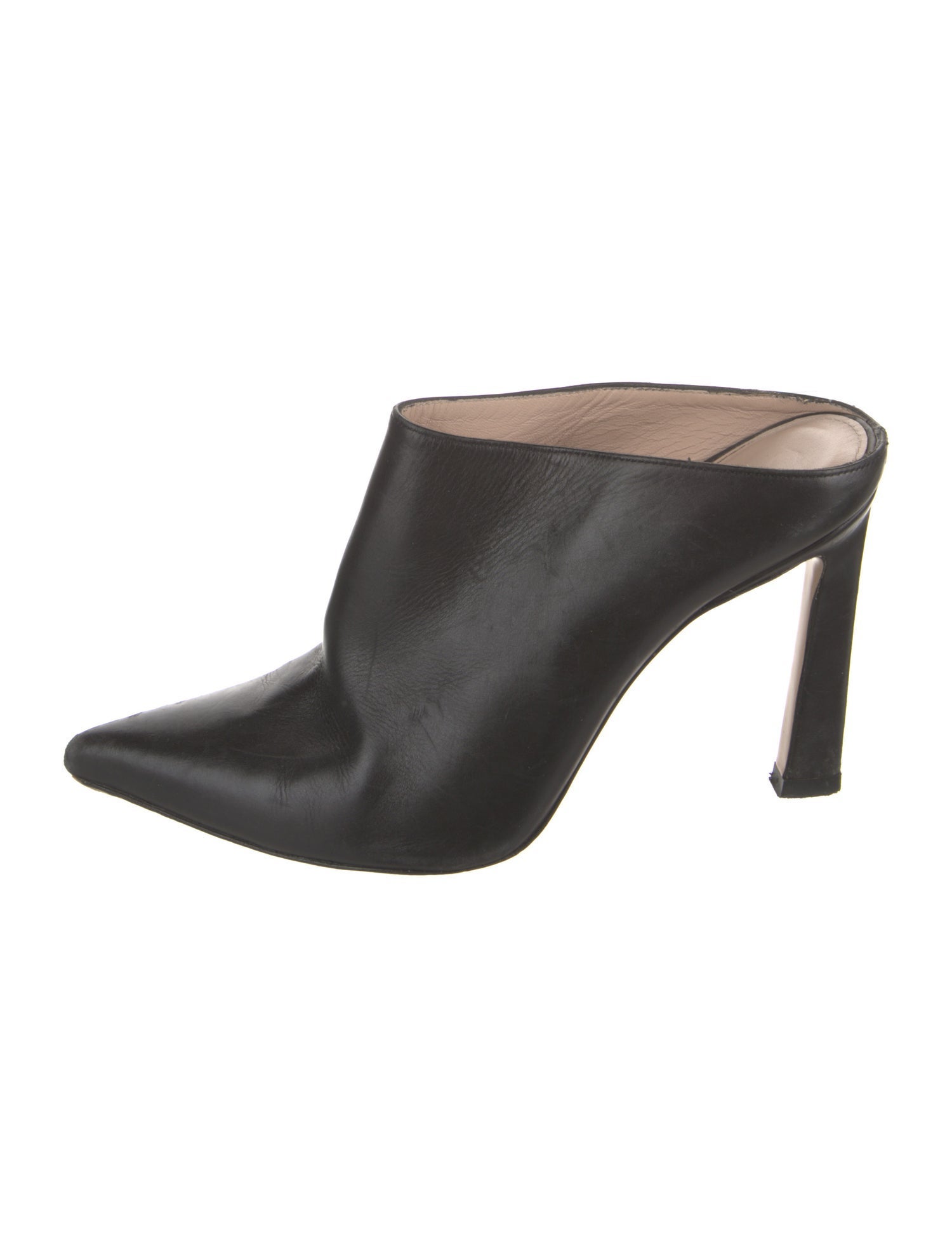 Stuart Weitzman Leather Mules
