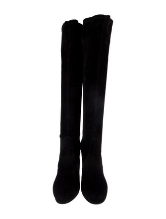 Stuart Weitzman Suede Sock Boots