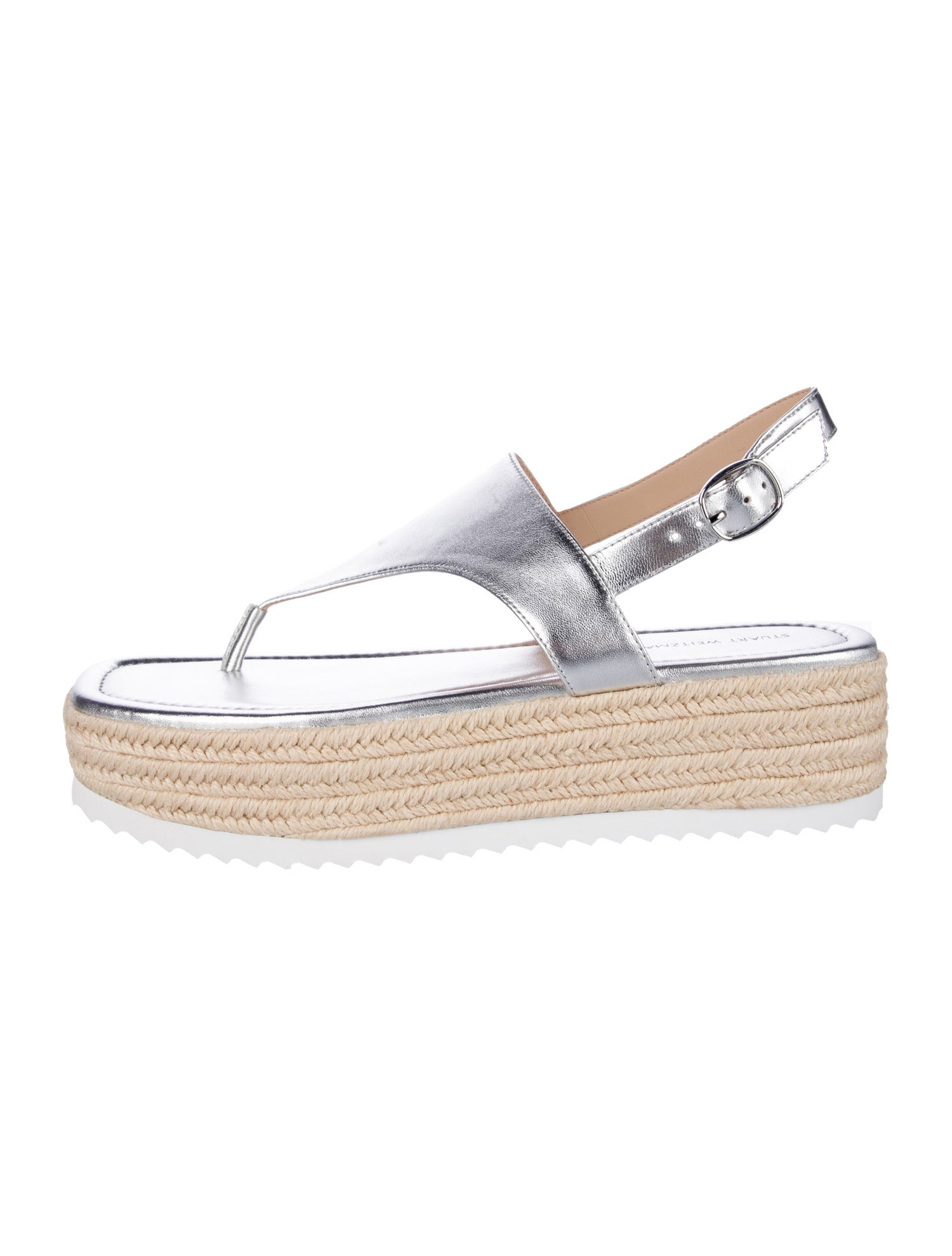 Stuart Weitzman Leather Espadrilles