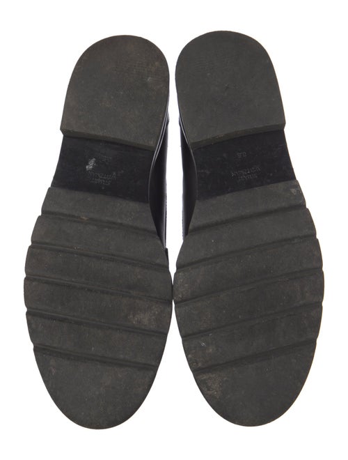 Stuart Weitzman Leather Tassel Accents Loafers