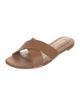 Stuart Weitzman Leather Slides