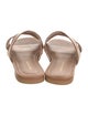 Stuart Weitzman Leather Slides