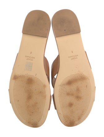 Stuart Weitzman Leather Slides