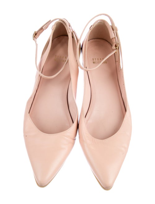 Stuart Weitzman Leather Slingback Pumps