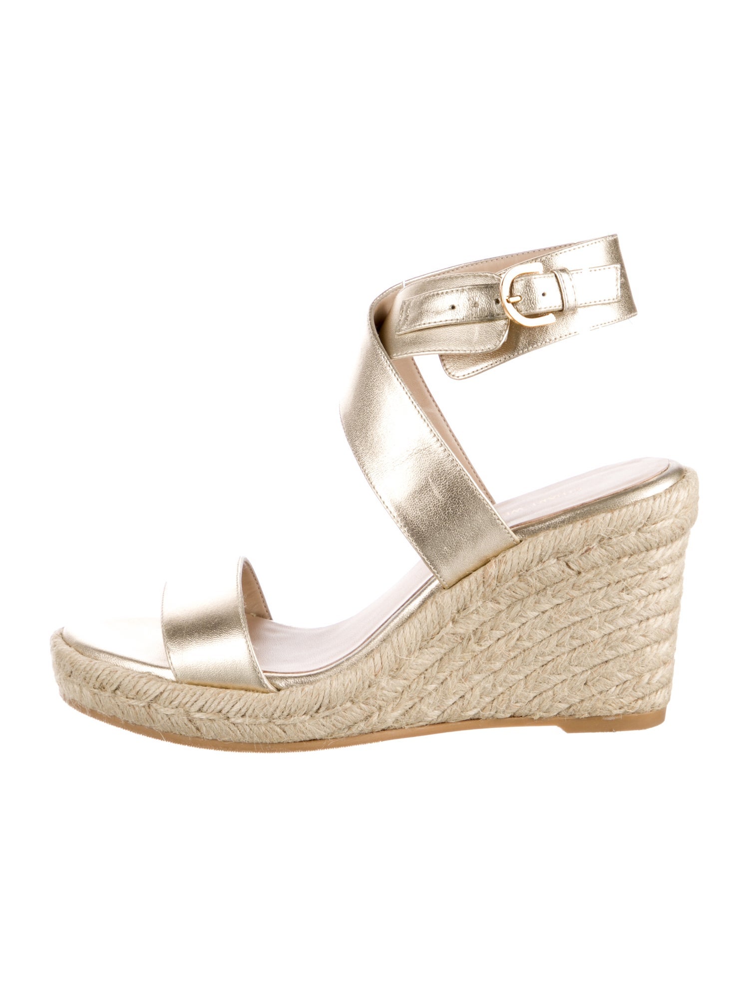 Stuart Weitzman Leather Espadrilles