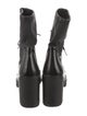 Stuart Weitzman Patent Leather Combat Boots