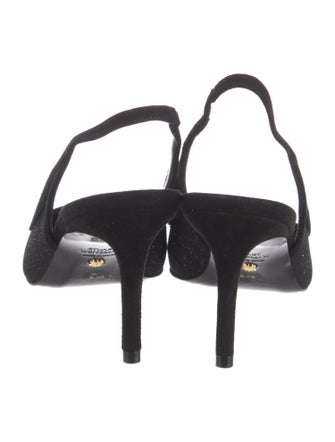 Stuart Weitzman Mesh Slingback Pumps