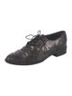Stuart Weitzman Leather Scalloped Accent Oxfords