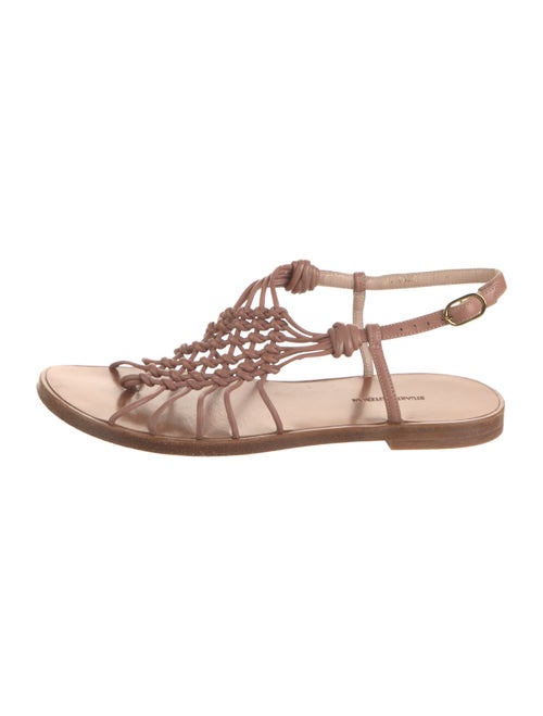 Stuart Weitzman Leather Gladiator Sandals
