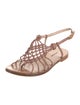 Stuart Weitzman Leather Gladiator Sandals