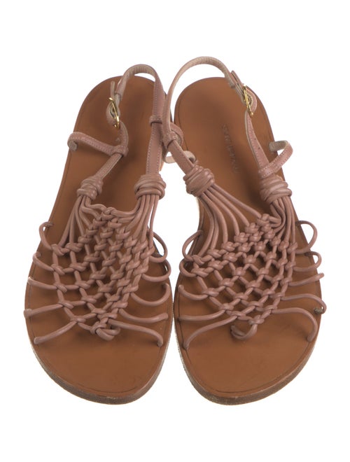 Stuart Weitzman Leather Gladiator Sandals