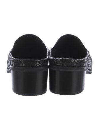 Stuart Weitzman Leather Mules