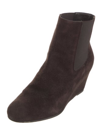 Stuart Weitzman Suede Chelsea Boots