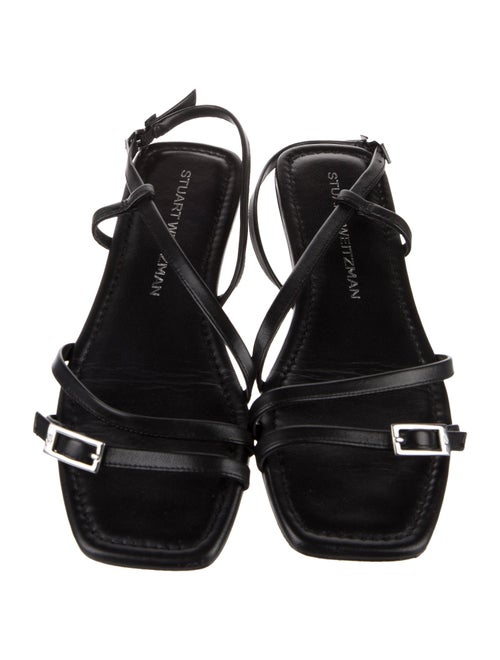 Stuart Weitzman Patent Leather Slingback Sandals