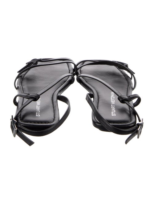 Stuart Weitzman Patent Leather Slingback Sandals