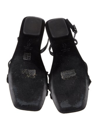 Stuart Weitzman Patent Leather Slingback Sandals