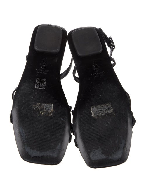 Stuart Weitzman Patent Leather Slingback Sandals