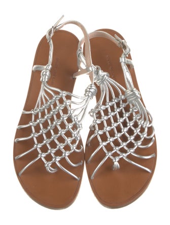 Stuart Weitzman Leather Slingback Flats