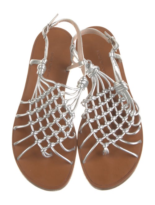 Stuart Weitzman Leather Slingback Flats