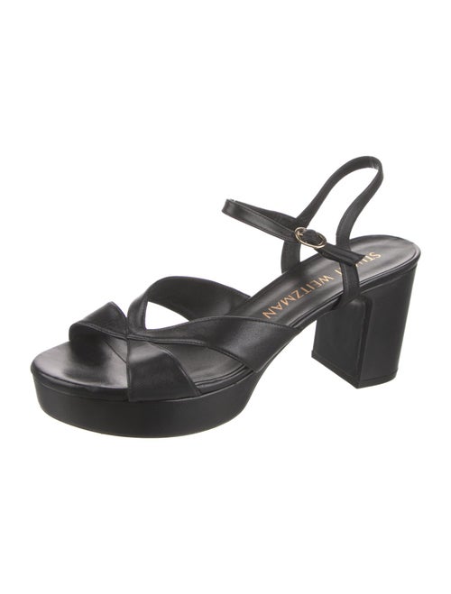 Stuart Weitzman Leather Slingback Sandals