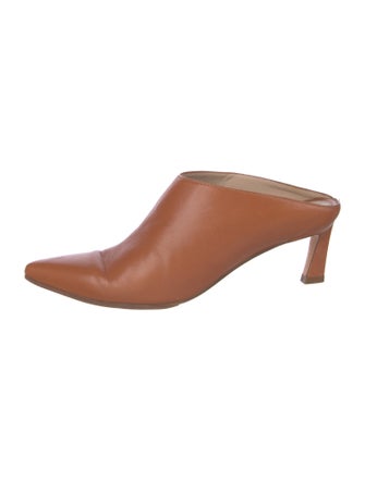 Stuart Weitzman Leather Mules