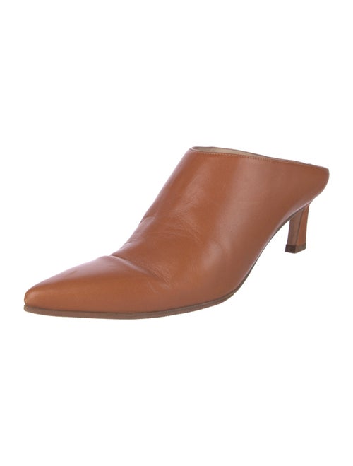 Stuart Weitzman Leather Mules