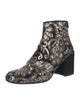 Stuart Weitzman Sequins Floral Print Boots